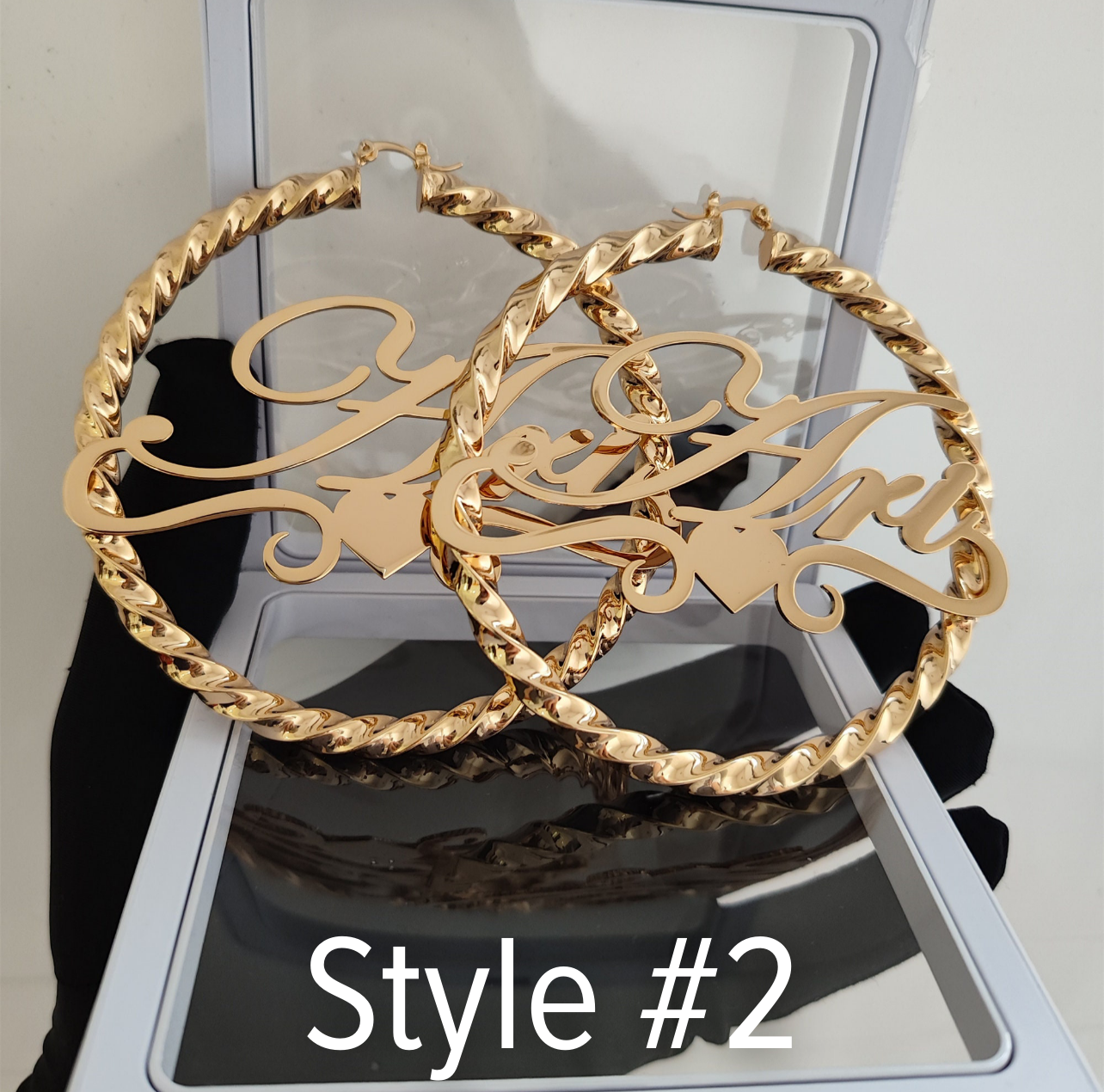 Twist Hoop Earrings